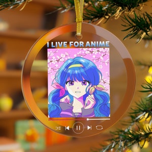 I Live For Anime Ornament, Anime Gifts, Japanese Anime, Anime Christmas, Anime Girls, Anime Teen, Teen Ornament, Video Player,Anime Obsessed