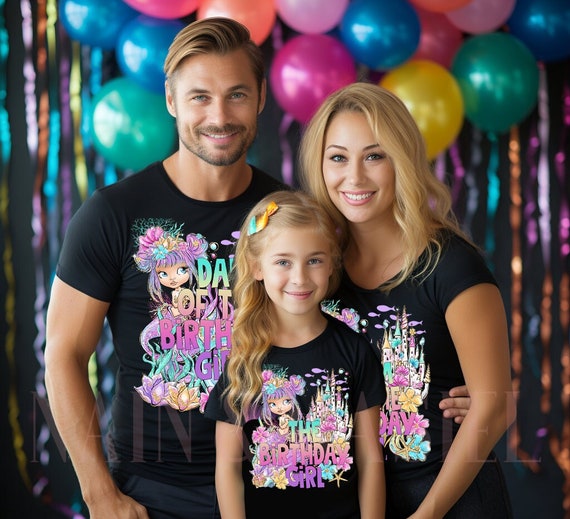 Mermaid Squad T Shirt Matching Birthday Party Girls Gift Mermaid Squad T Shirt Matching Birthday Party Girls Gift