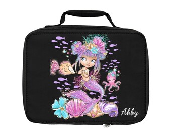 Entemne Borsa termica per il pranzo a forma di coda di sirena con