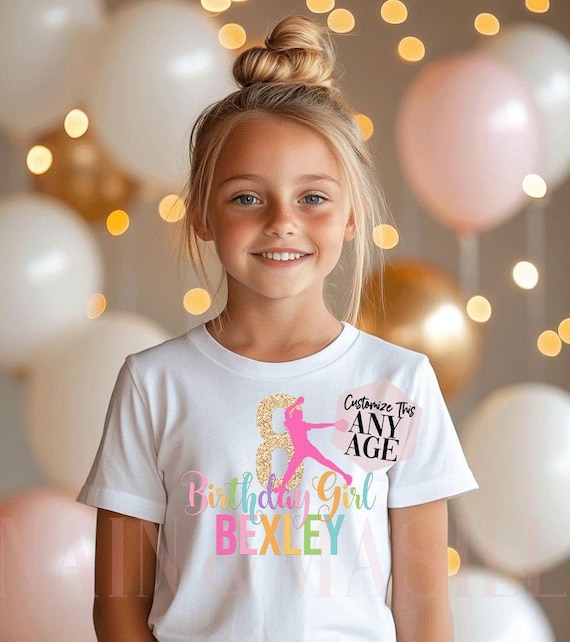 Softball Pitcher Girl Funny Shirt Cute Gift Daughter Softball Pitcher Girl Funny Shirt Cute Gift Daughter
