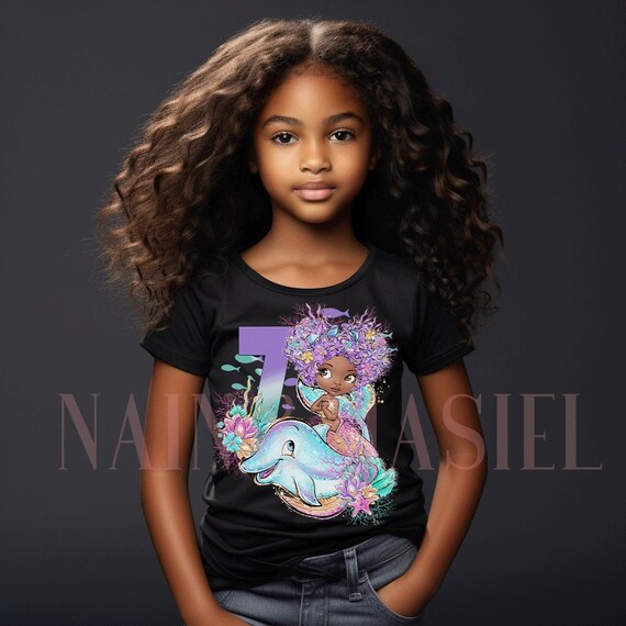 7th Birthday Shirt Mermaid Girl Party This Mermaid Is 7 7th Birthday Shirt Mermaid Girl Party This Mermaid Is 7