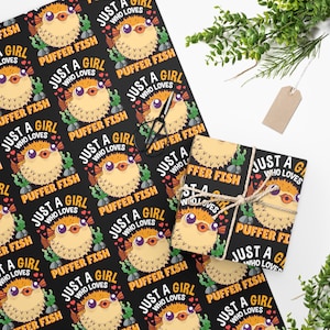 Puffer Fish Gifts, Blowfish Gifts, Pufferfish Gifts, Puffer Fish Wrapping Paper, Puffer Fish Birthday, Girls Puffer Fish, Puffer Fish Mama