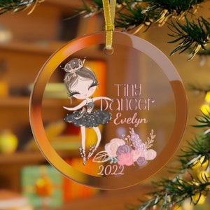 Winzige Tänzerin Ballerina Weihnachtsverzierung, Tänzerin Geschenke, Ballerina Geschenk, tanzende Verzierung, Ballettverzierung, Tanzverzierung, Ballettgeschenk