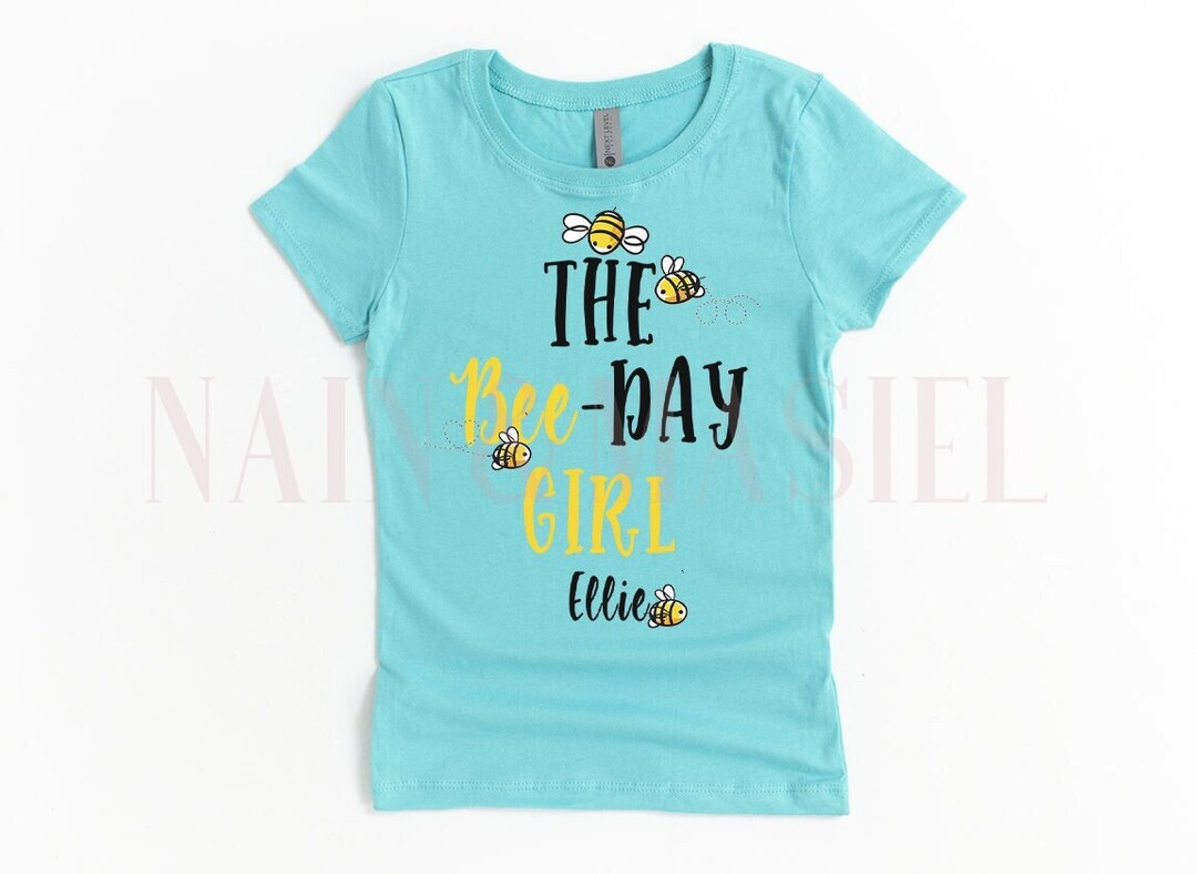 Bee Birthday Girl Shirt Bee Day Girl Birthday Girl Shirt Etsy