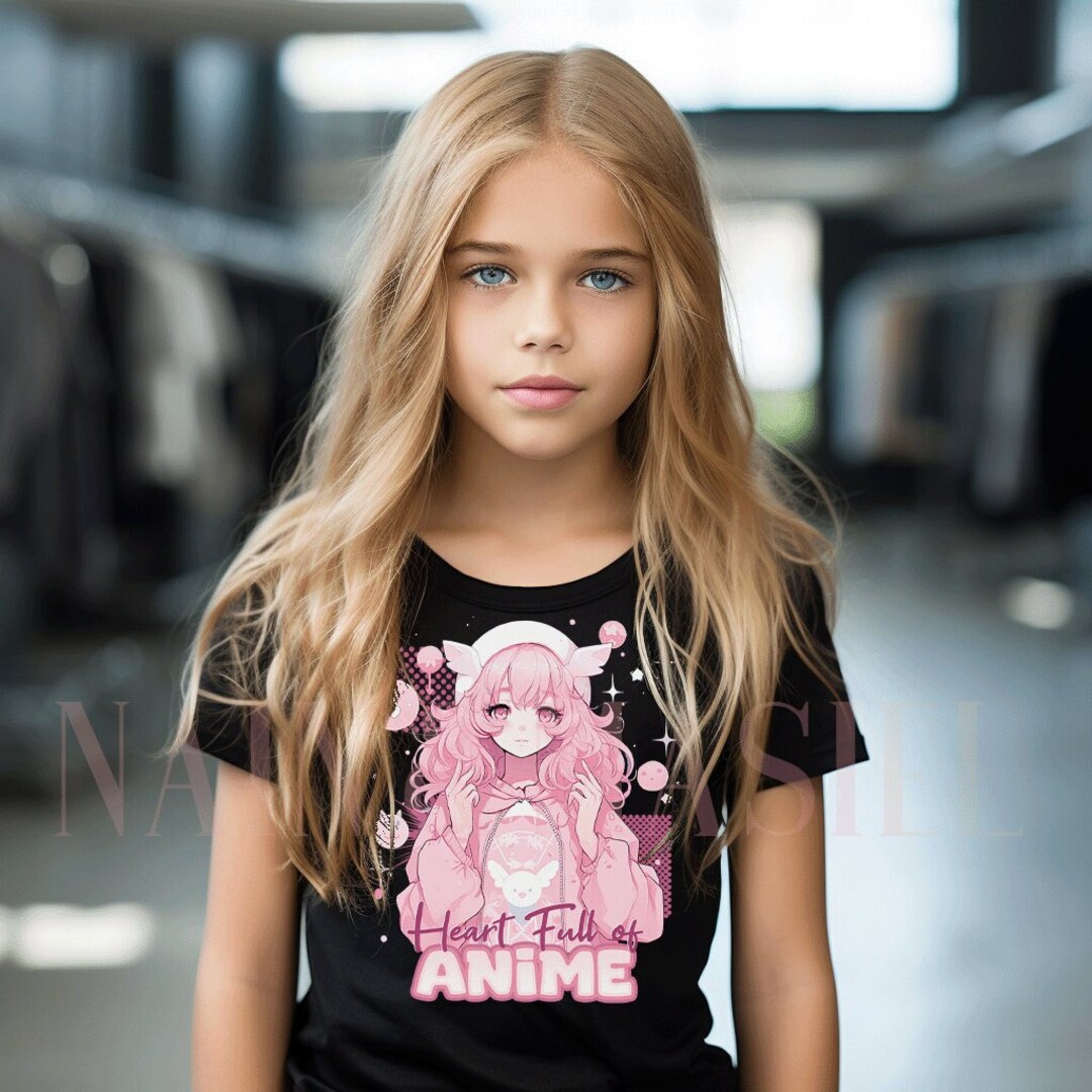Friends Don't Lie Characters Anime Kawaii T-shirt rose för kvinnor Size XXL Friends Don't Lie Characters Anime Kawaii T-shirt rose för kvinnor Size XXL
