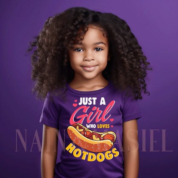 Just A Girl Who Loves Hot Dogs Funny Hot Dog Gift Shirt Just A Girl Who Loves Hot Dogs Funny Hot Dog Gift Shirt