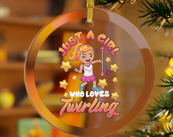 Baton Twirling Ornament, Majorette Ornament, Baton Twirler Ornament,Baton Christmas,Twirler Gift, Baton Twirl Parade Marching Band Majorette