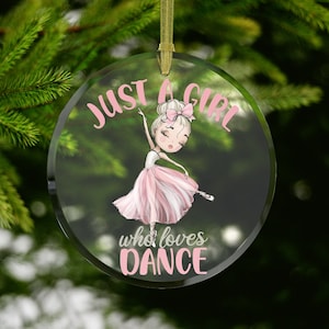 Blonde Ballerina Weihnachtsverzierung, Tänzerin Geschenke, Ballerina Geschenk, tanzende Verzierung, Ballettverzierung, gerade ein Mädchen, das Tanzgeschenk liebt