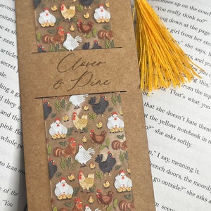 Chicken Bookmark: Acrylic Reader Gift