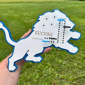 Detroit Euchre Score Board
