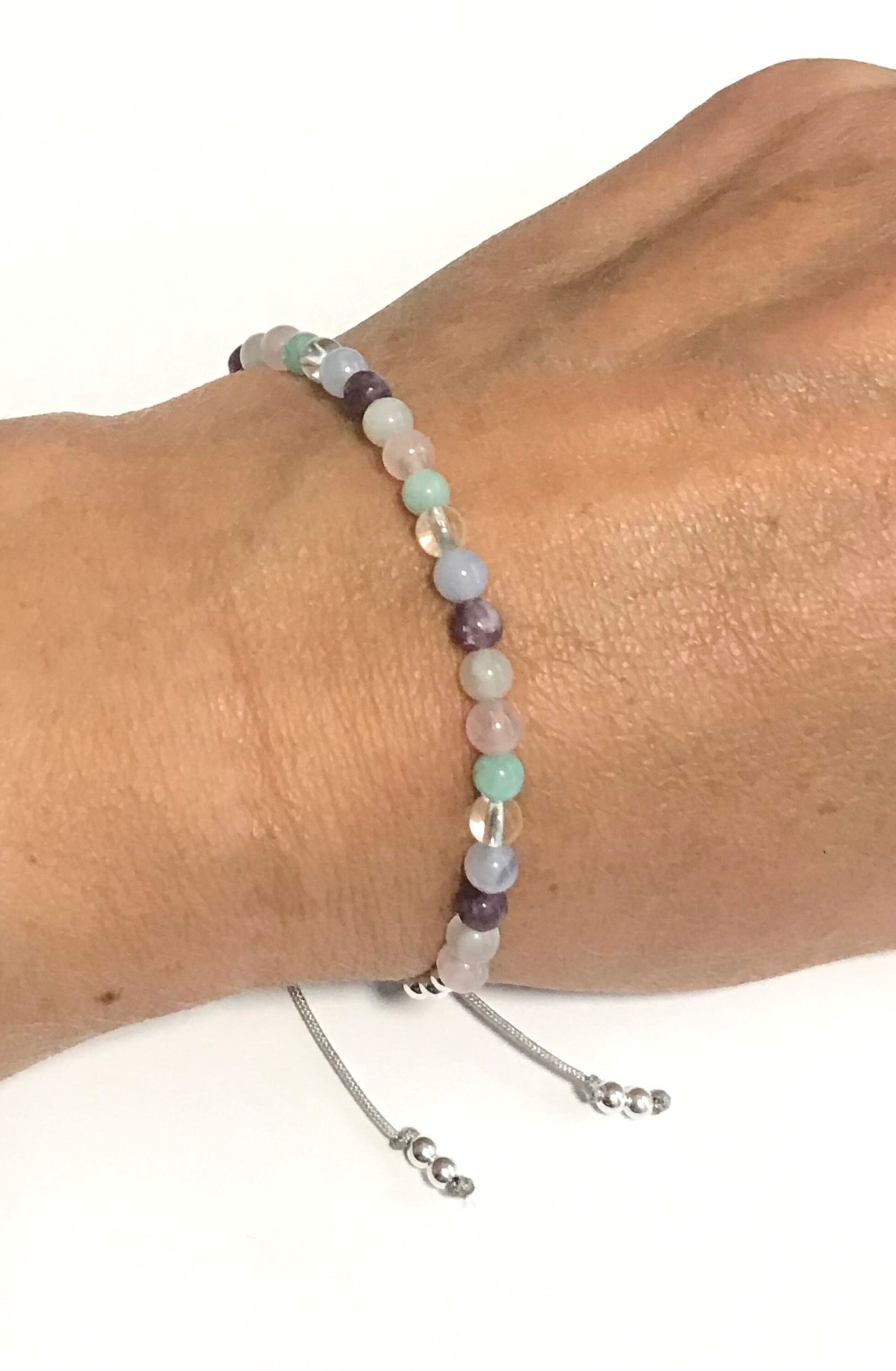 Karma Gems Calming Stress Anxiety Relief Amazonite Lepidolite Blue La…