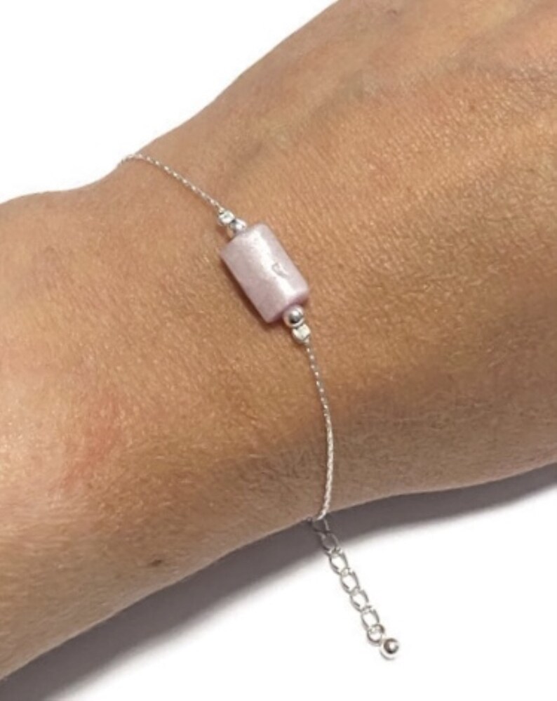 Karma Gems Sterling Silver Kunzite Love & Joy Healing Bracelet Etsy UK