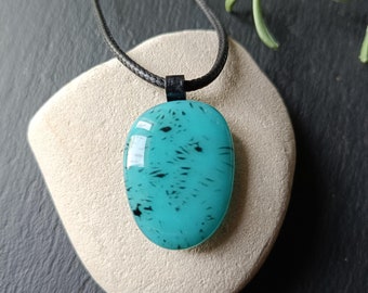 Fused glass pendant, handmade, necklace, birthday gift, art glass, birthday gift, handmade