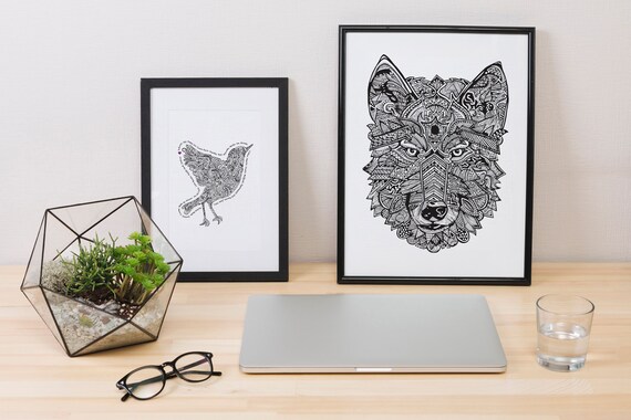 ペリカン Bird Personalised Swoodle, Hand Drawn Love Bird, Dove Art
