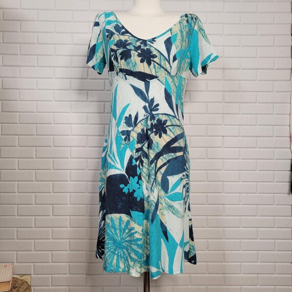 blue short silk dress Beaded Satin Short Dress With Lace Up Back main image 1