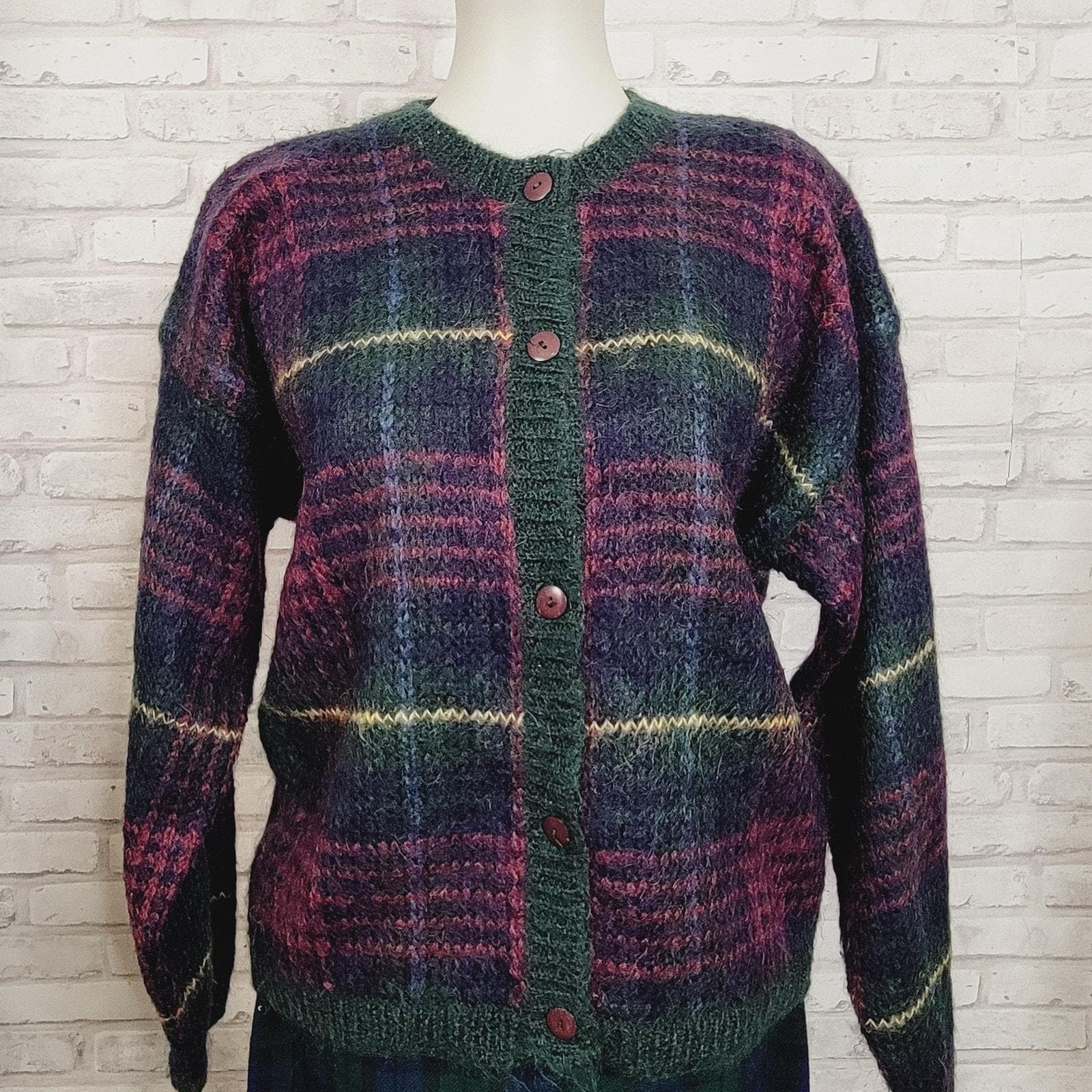 Vintage Mohair Cardigan - Etsy Vintage Mohair Cardigan - Etsy