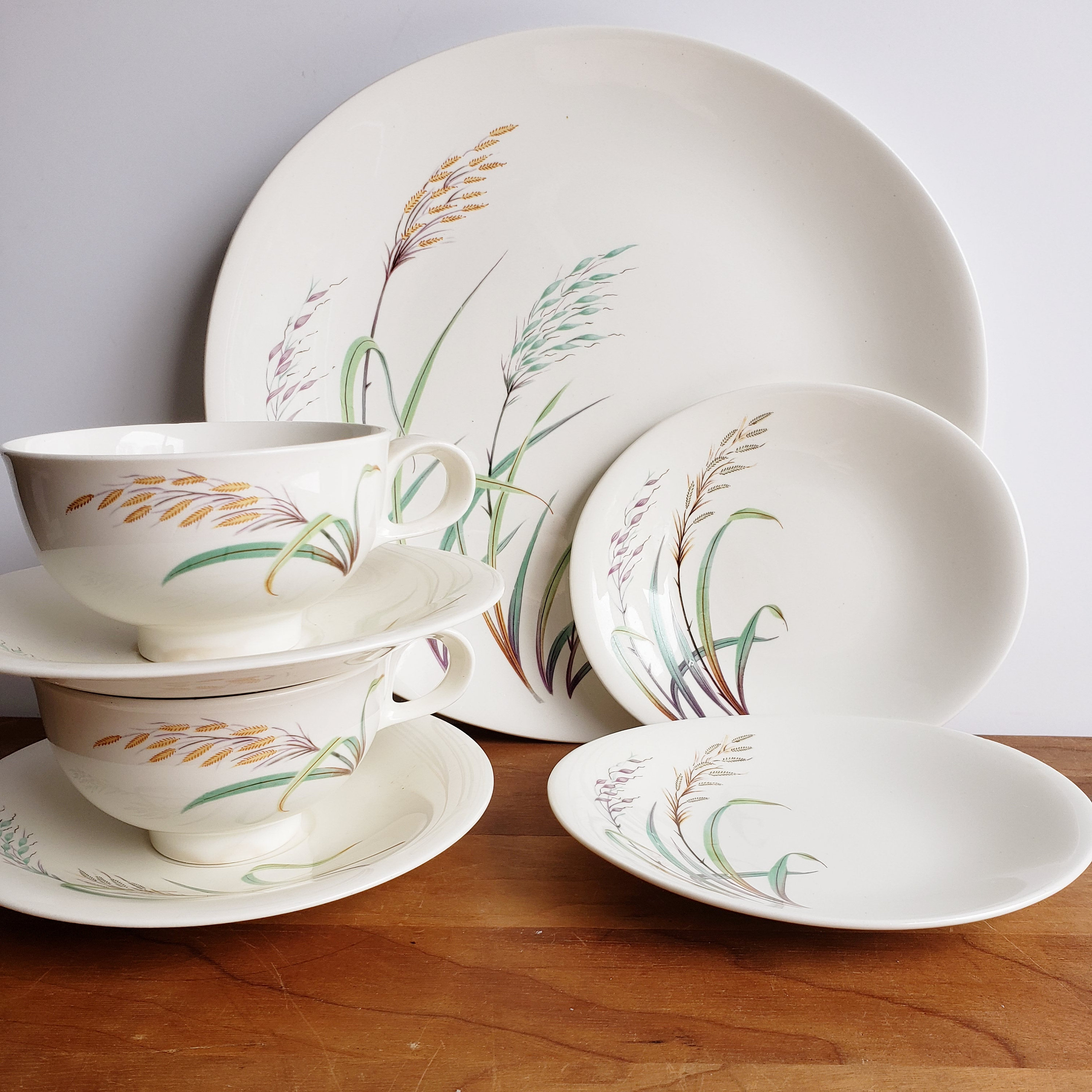 Eva Zeisel Hallcraft dinnerware Prairie Grass pattern 1956 Etsy