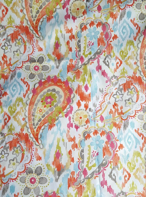 Swavelle Mill Creek Cotton Home Decor Fabric Ardina Paisley Etsy
