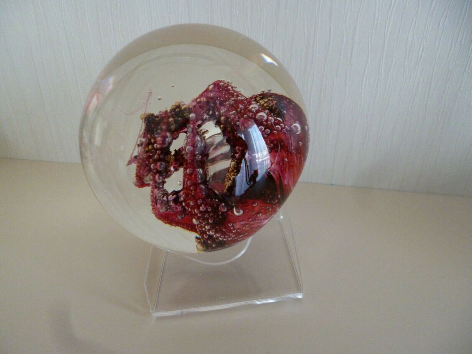 12 Paperweight Display Stands Clear Acrylic Etsy UK