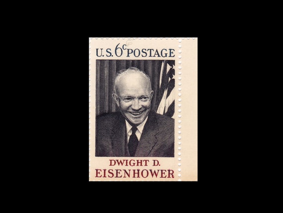 UNused Commemorative Eisenhower MNH - Mint Never Hinged Issue 1969-6 cent US Postage Stamp - Scott# 1383