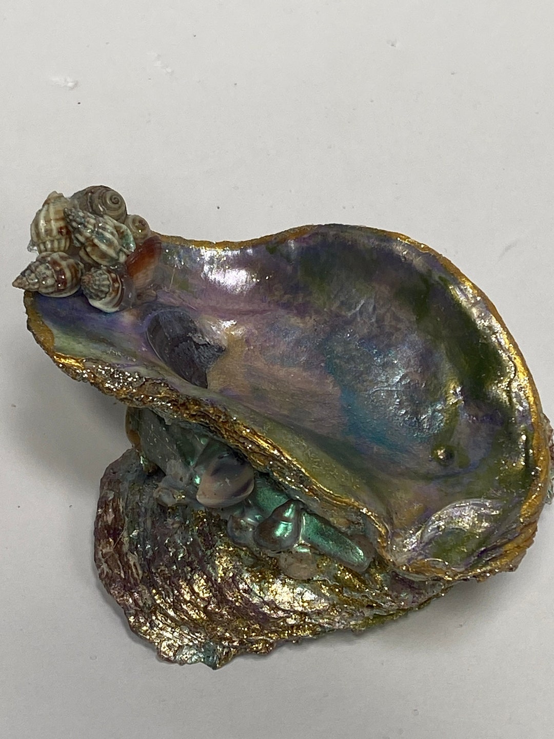 Large Oyster Shell, Trinket Dish, Jewelry, Wedding Favor,bridesmaid ...