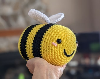 Crochet Bumblebee - Handmade Crochet Bee - Bumble Bee Plush