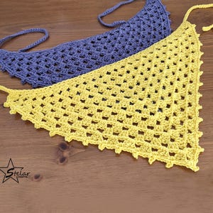 Häkel Bandana - Handgemachtes Bandana - Häkeln Haar Bandana - Kopftuch - Boho Personalisierter Stirnband - Haarschmuck - Haar Schal