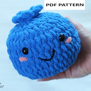 Amigurumi Blueberry Crochet Pattern | PATTERN ONLY PDF download | Cute Crochet Fruit Amigurumi | Beginner Easy Pattern