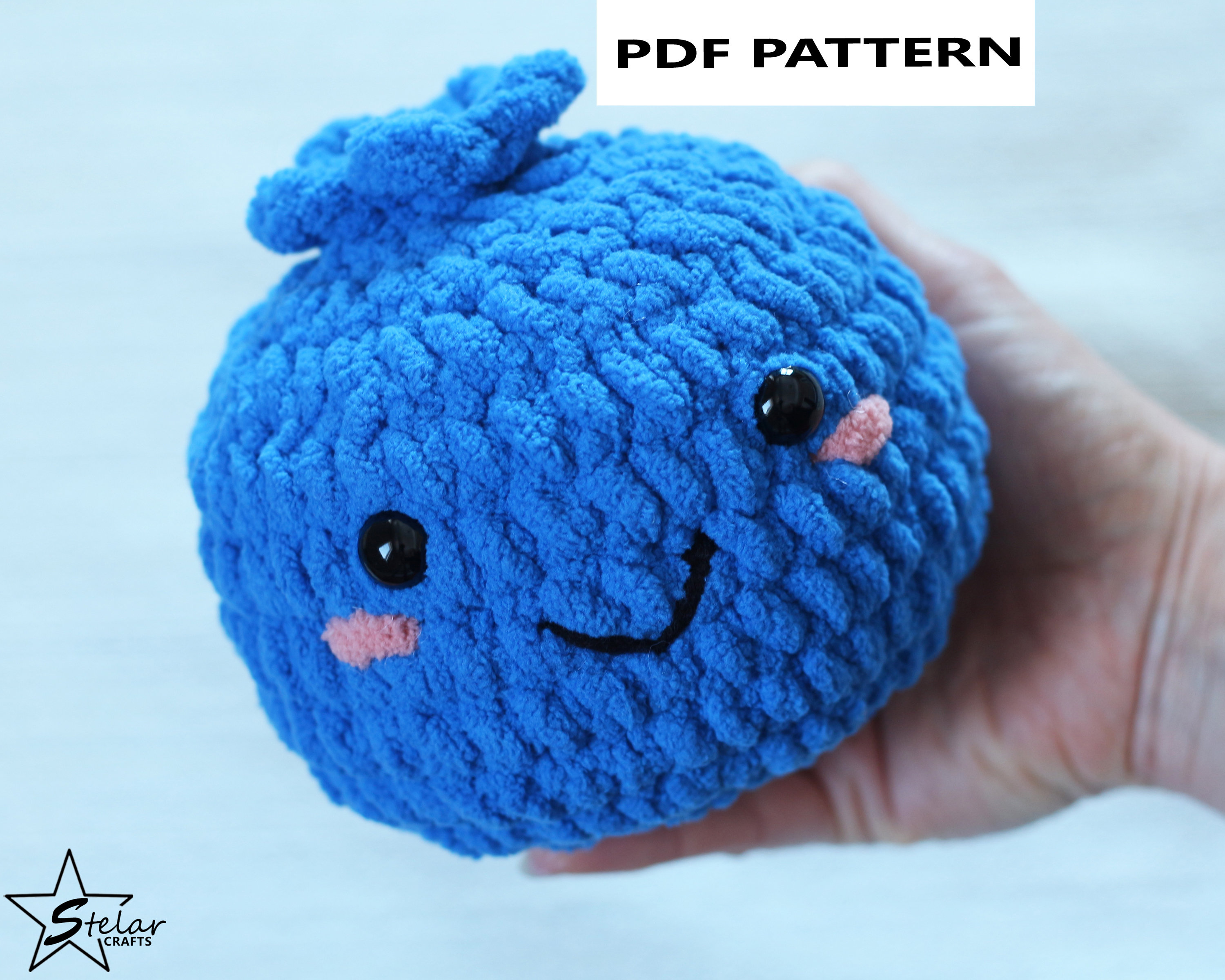 30 Blueberry Crochet Patterns for Fruit-Inspired Amigurumi, Keychains, Plushies, and More 17 Amigurumi Blueberry Crochet Pattern | PDF Download