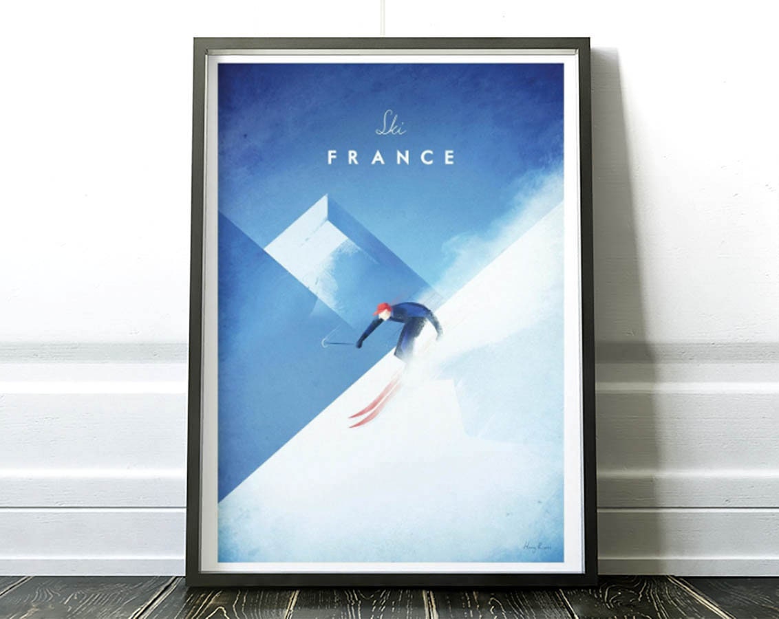 Art-Poster - Ski France Henry Rivers