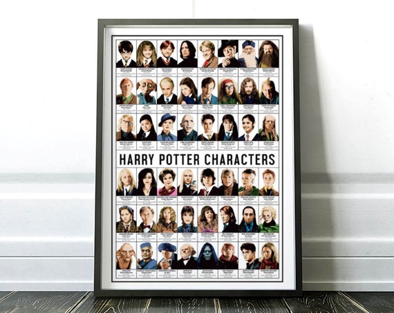 Art-poster Harry Potter Characters Olivier Bourdereau 