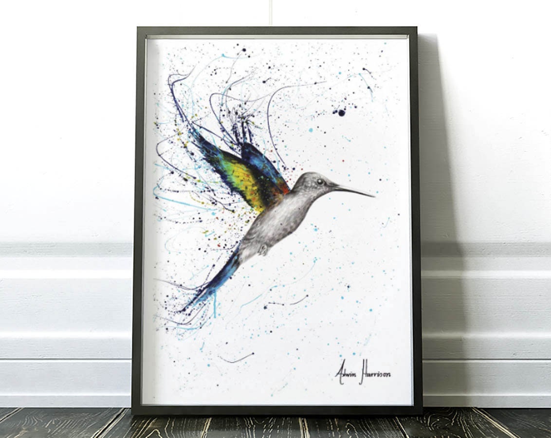 Art-Poster - Happy Hummingbird Ashvin Harrison