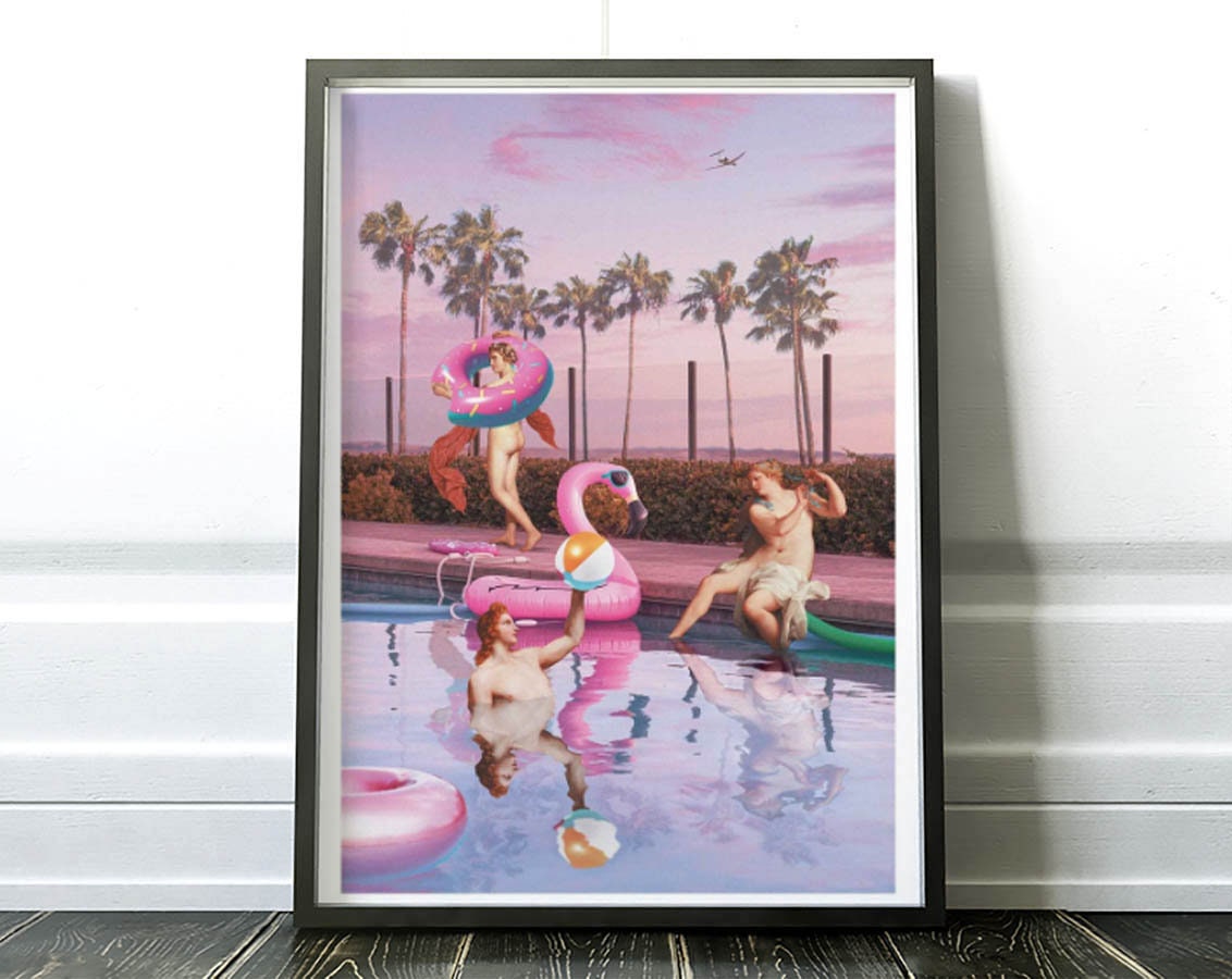 Art-Poster - Pool Party Jonas Loose