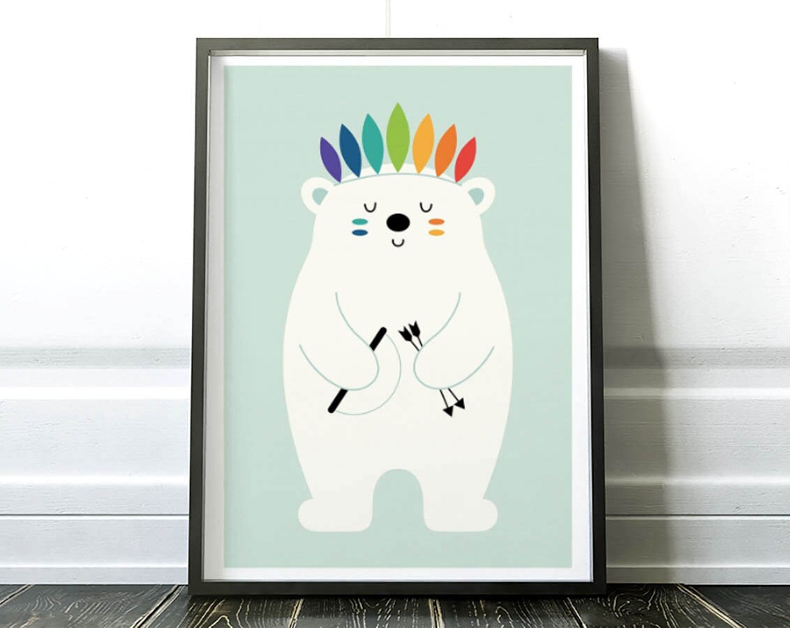 Art-Poster - Be Brave Andy Westface