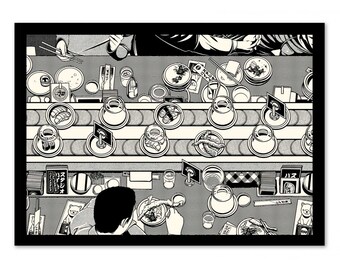 Art-Poster - Sushi Bar - Paiheme studio