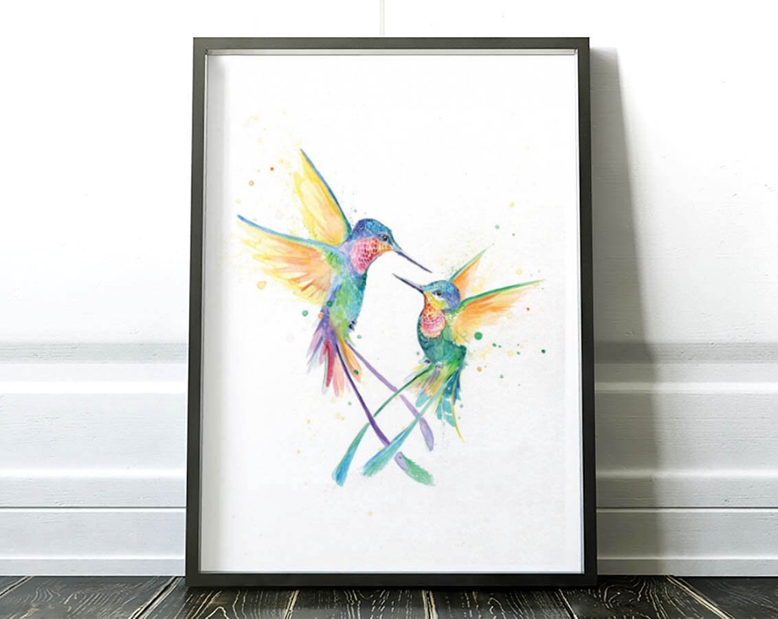 Art-Poster - Happy Humminbirds Marc Allante