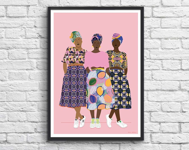 Artposter 50 X 70 Cm GRLZ Band by Celeste Wallaert Etsy UK
