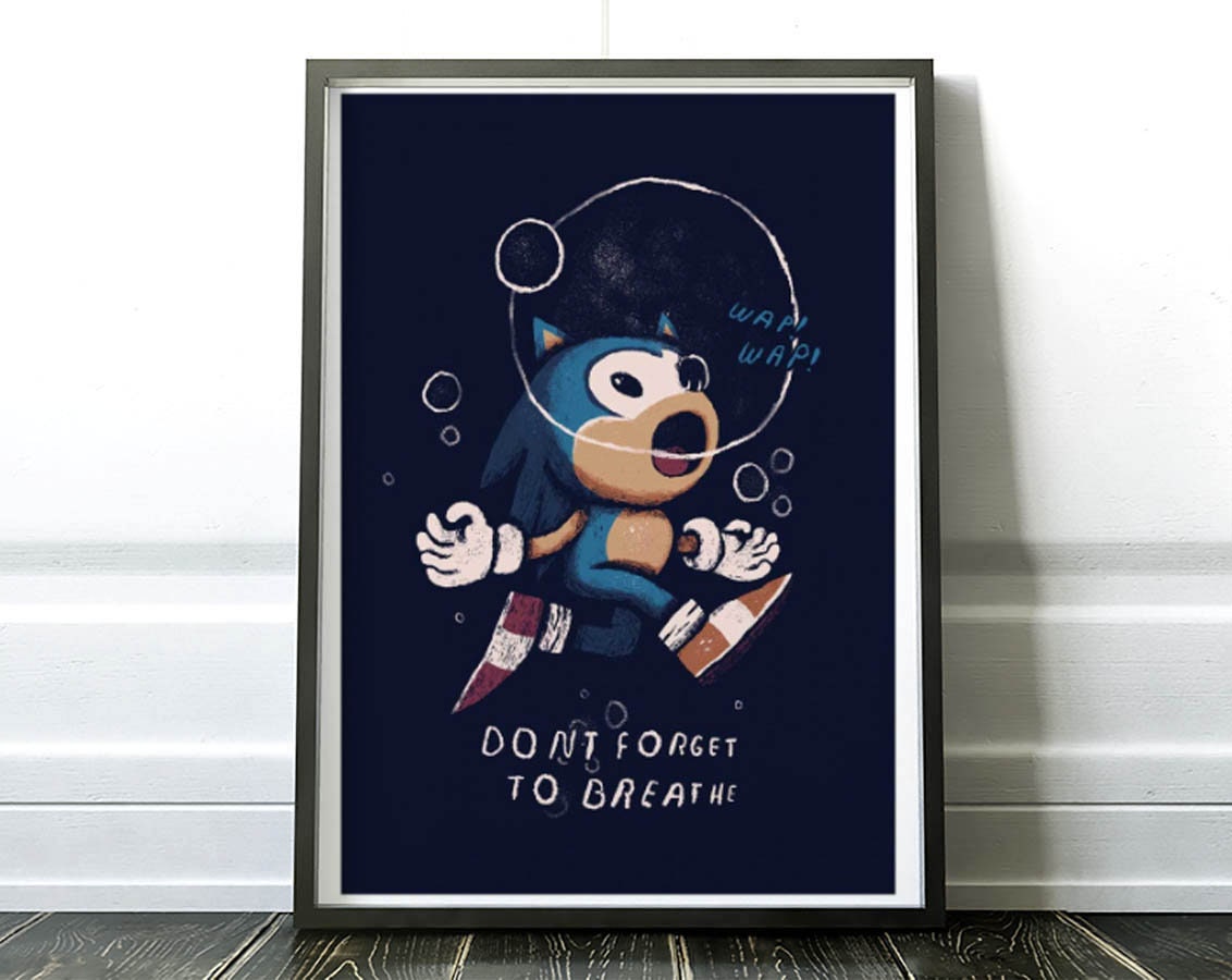 Art-Poster - Don't Forget To Breathe Louis Roskosch