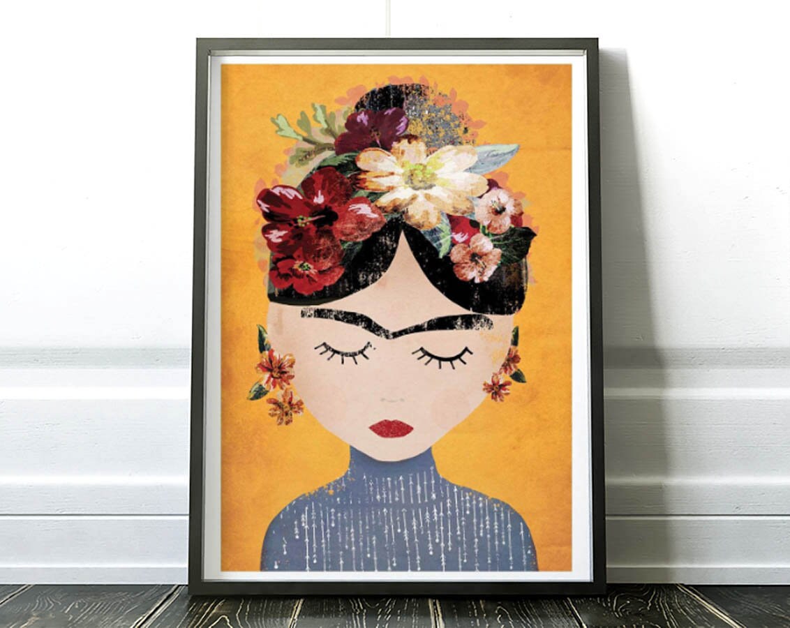 Art-Poster - Frida Yellow Version Treechild