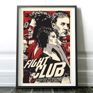 Art-Poster - Fight Club -  Joshua Budich