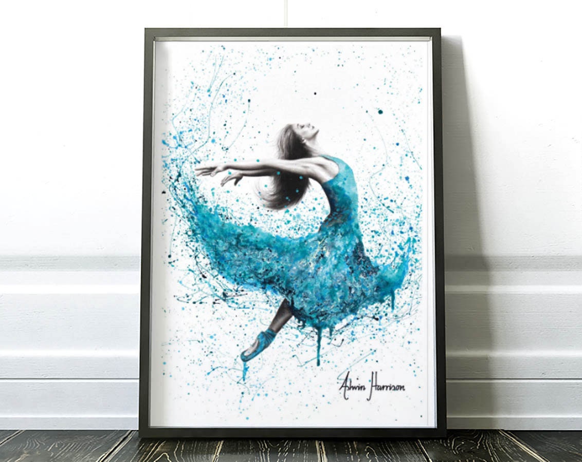 Art-Poster - Turquoise Rain Dancer Ashvin Harrison