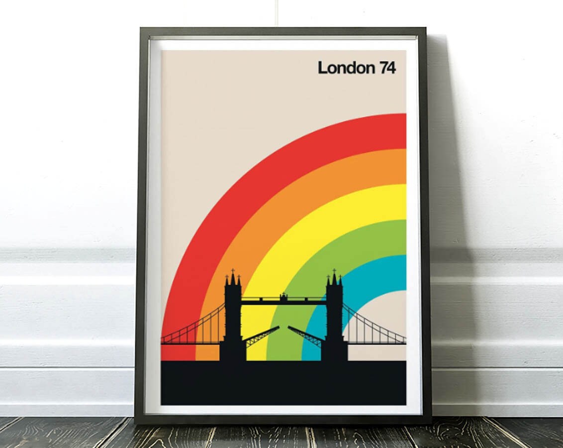 Art-Poster - London 74 Bo Lundberg