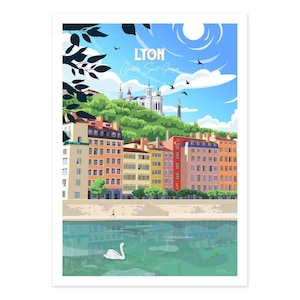 Art-Poster - Lyon Quartier Saint-Georges - Benoit Collet