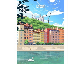 Art-Poster - Distrito de Lyon Saint-Georges - Benoit Collet