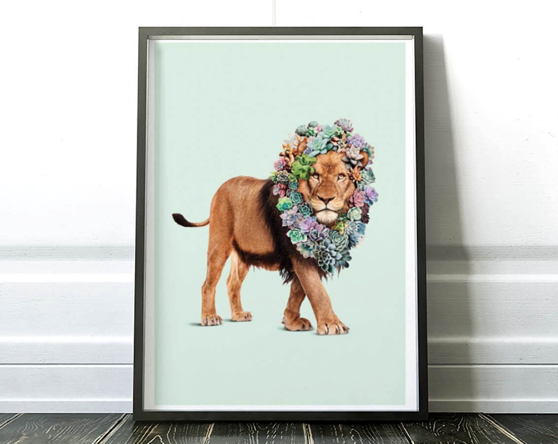 Art-Poster - Succulent Lion Jonas Loose