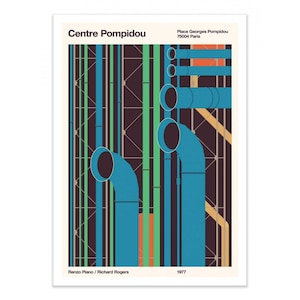 Art-Poster - Centre Pompidou - Florent Bodart