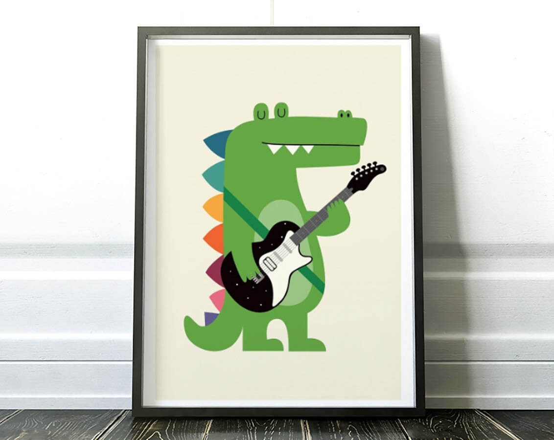 Art-Poster - Croco Rock Andy Westface