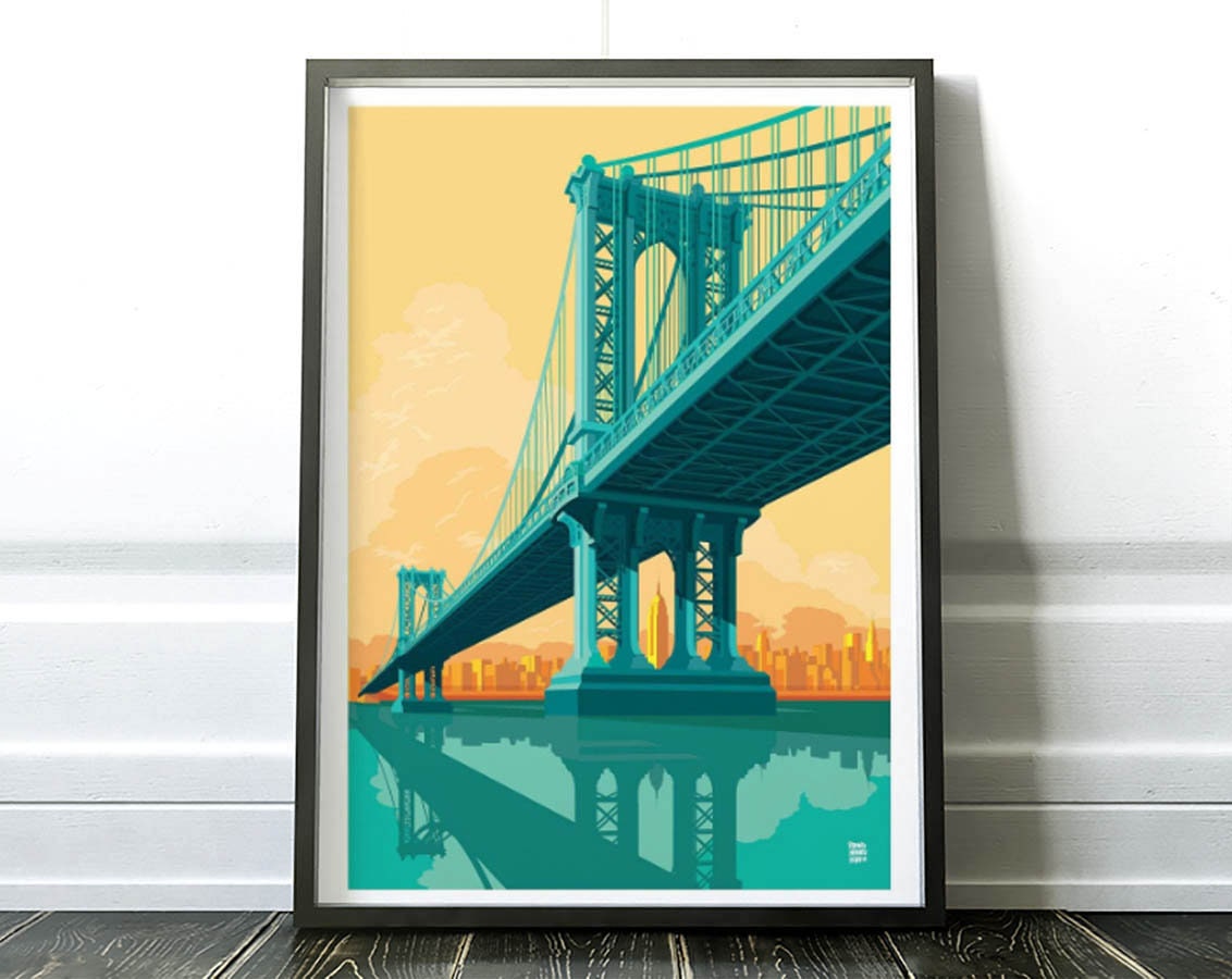 Art-Poster - Manhattan Bridge Remko Heemskerk