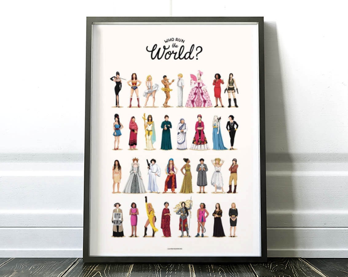 Art-Poster - Run The World Nour Tohme