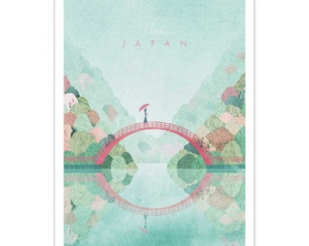 Art-Poster - Visit Japan Version 2 - Henry Rivers